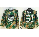 youth nhl jerseys new york rangers #61 nash camo