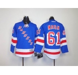 youth nhl jerseys new york rangers #61 nash lt.blue