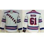 youth nhl jerseys new york rangers #61 nash white