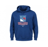 New York Rangers Majsetic Royal Blue Critical Victory VIII Pullover Hoodie