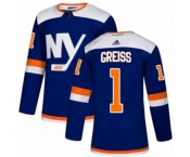 Adidas New York Islanders #1 Thomas Greiss Authentic Blue Alternate NHL Jersey