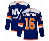 Adidas New York Islanders #16 Pat LaFontaine Authentic Blue Alternate NHL Jersey