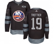 Adidas New York Islanders #19 Bryan Trottier Premier Black 1917-2017 100th Anniversary NHL Jersey