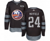 Adidas New York Islanders #24 Scott Mayfield Authentic Black 1917-2017 100th Anniversary NHL Jersey