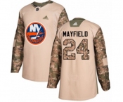 Adidas New York Islanders #24 Scott Mayfield Authentic Camo Veterans Day Practice NHL Jersey