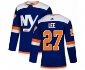 Adidas New York Islanders #27 Anders Lee Authentic Blue Alternate NHL Jersey