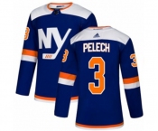 Adidas New York Islanders #3 Adam Pelech Premier Blue Alternate NHL Jersey