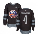Adidas New York Islanders #4 Dennis Seidenberg Premier Black 1917-2017 100th Anniversary NHL Jersey