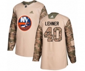 Adidas New York Islanders #40 Robin Lehner Authentic Camo Veterans Day Practice NHL Jersey