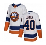 Adidas New York Islanders #40 Robin Lehner Authentic White Away NHL Jersey