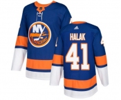 Adidas New York Islanders #41 Jaroslav Halak Premier Royal Blue Home NHL Jersey
