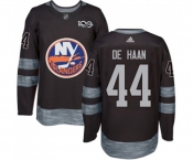 Adidas New York Islanders #44 Calvin de Haan Premier Black 1917-2017 100th Anniversary NHL Jersey