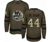 Adidas New York Islanders #44 Calvin de Haan Premier Green Salute to Service NHL Jersey