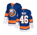 Adidas New York Islanders #46 Bode Wilde Premier Royal Blue Home NHL Jersey