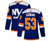 Adidas New York Islanders #53 Casey Cizikas Authentic Blue Alternate NHL Jersey