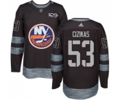 Adidas New York Islanders #53 Casey Cizikas Premier Black 1917-2017 100th Anniversary NHL Jersey