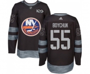 Adidas New York Islanders #55 Johnny Boychuk Premier Black 1917-2017 100th Anniversary NHL Jersey