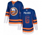 Adidas New York Islanders #6 Ryan Pulock Authentic Royal Blue Drift Fashion NHL Jersey