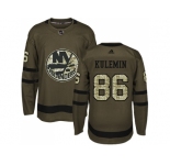 Adidas New York Islanders #86 Nikolay Kulemin Green Salute to Service Stitched NHL Jersey