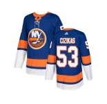 Men Adidas New York Islanders #53 Casey Cizikas Royal Blue Home Authentic Stitched NHL Jersey