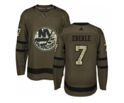 Men Adidas New York Islanders #7 Jordan Eberle Green Salute to Service Stitched NHL Jersey
