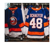 Men New York Islanders Matthew Schaefer #48 Navy 2024-25 Stitched Hockey Jersey