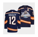 Men's New York Islanders #12 Josh Bailey 2022 Navy Reverse Retro 2.0 Stitched Jersey