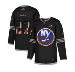 Men's New York Islanders #27 Anders Lee Black USA Flag Limited Hockey Jersey