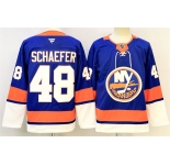 Men's New York Islanders #48 Matthew Schaefer Royal 2024-25 Home Stitched Hockey Jersey