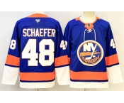 Men's New York Islanders #48 Matthew Schaefer Royal 2024-25 Home Stitched Hockey Jersey