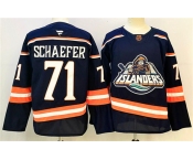 Men's New York Islanders #71 Matthew Schaefer Navy 2024-25 Stitched Hockey Jersey