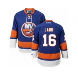 Men's Reebok New York Islanders #16 Andrew Ladd Authentic Royal Blue Home NHL Jersey