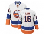 Men's Reebok New York Islanders #16 Andrew Ladd Authentic White Away NHL Jersey