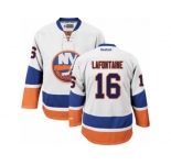 Men's Reebok New York Islanders #16 Pat LaFontaine Authentic White Away NHL Jersey