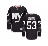 Men's Reebok New York Islanders #53 Casey Cizikas Authentic Black Third NHL Jersey