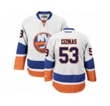 Men's Reebok New York Islanders #53 Casey Cizikas Authentic White Away NHL Jersey