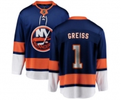 New York Islanders #1 Thomas Greiss Fanatics Branded Royal Blue Home Breakaway NHL Jersey