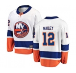 New York Islanders #12 Josh Bailey Fanatics Branded White Away Breakaway NHL Jersey