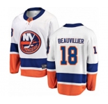 New York Islanders #18 Anthony Beauvillier Fanatics Branded White Away Breakaway NHL Jersey