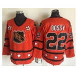 New York Islanders #22 Mike Bossy Orange All Star CCM Throwback Stitched NHL Jersey