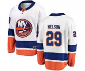 New York Islanders #29 Brock Nelson Fanatics Branded White Away Breakaway NHL Jersey