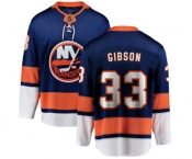 New York Islanders #33 Christopher Gibson Fanatics Branded Royal Blue Home Breakaway NHL Jersey