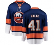 New York Islanders #41 Jaroslav Halak Fanatics Branded Royal Blue Home Breakaway NHL Jersey