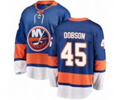 New York Islanders #45 Noah Dobson Fanatics Branded Royal Blue Home Breakaway NHL Jersey
