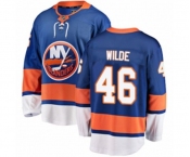New York Islanders #46 Bode Wilde Fanatics Branded Royal Blue Home Breakaway NHL Jersey