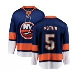 New York Islanders #5 Denis Potvin Fanatics Branded Royal Blue Home Breakaway NHL Jersey