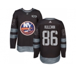 New York Islanders #86 Nikolay Kulemin Black 1917-2017 100th Anniversary Stitched NHL Jersey