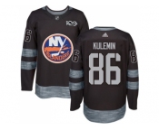 New York Islanders #86 Nikolay Kulemin Black 1917-2017 100th Anniversary Stitched NHL Jersey