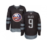 New York Islanders #9 Clark Gillies Black 1917-2017 100th Anniversary Stitched NHL Jersey