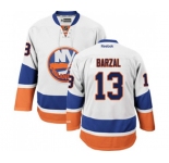 Reebok New York Islanders #13 Mathew Barzal Authentic White Away NHL Jersey
